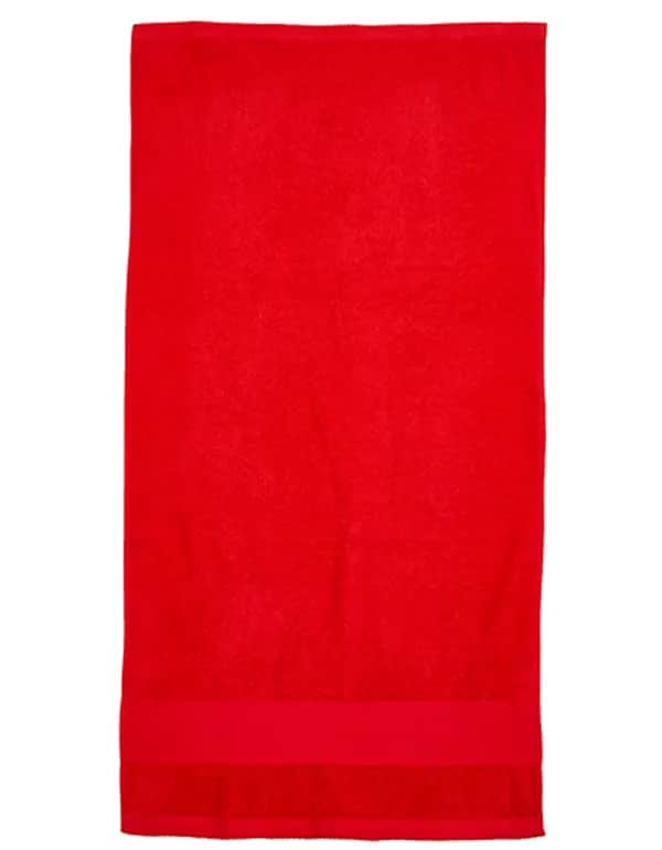 Organic Cozy Bath Towel - Red