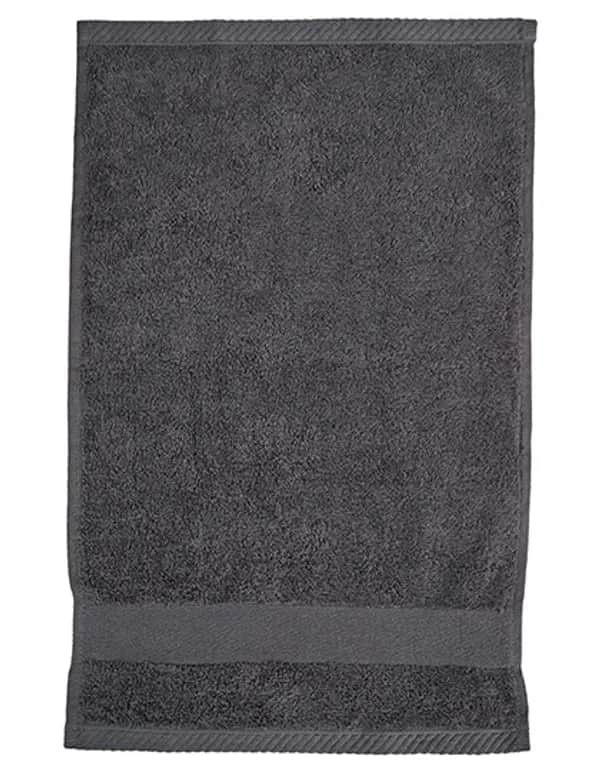 Organic Cozy Guest Towel - Dark Grey