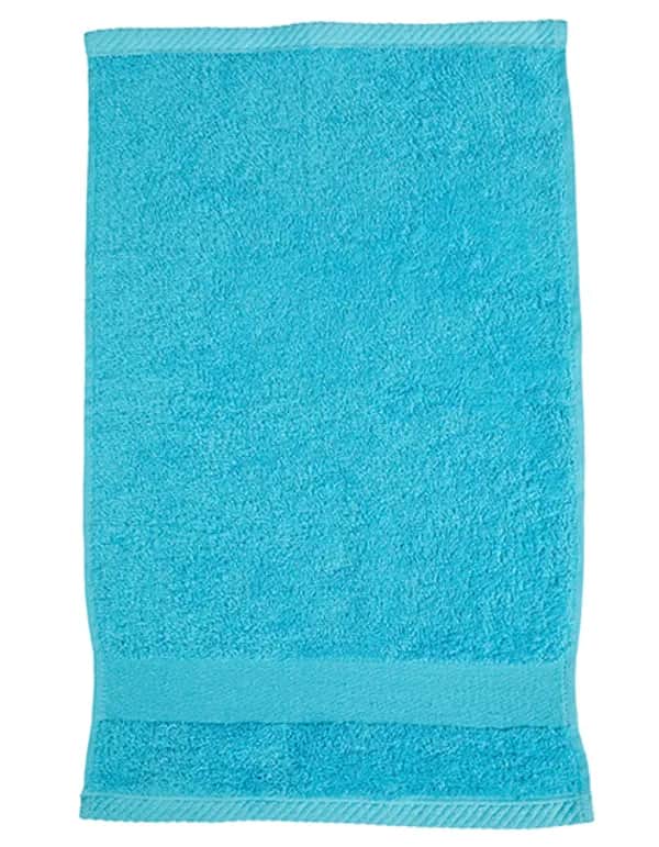 Organic Cozy Guest Towel - Turquoise
