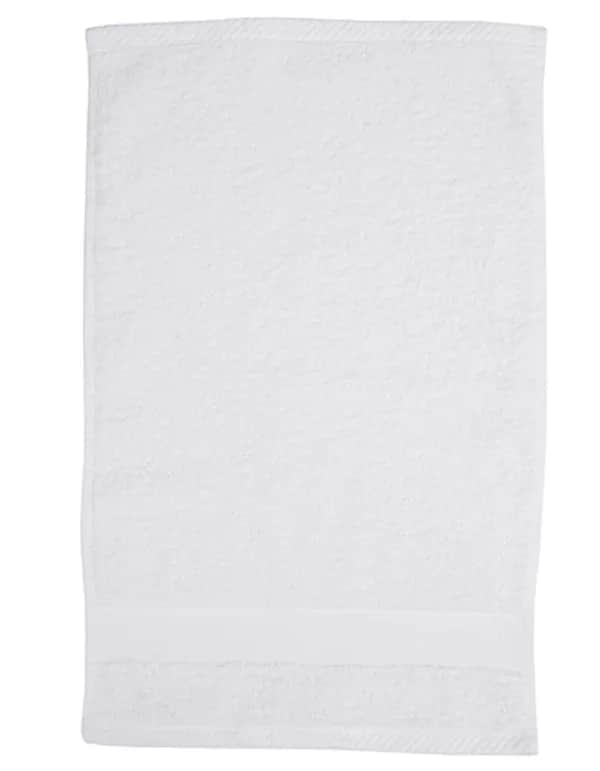 Organic Cozy Guest Towel - White