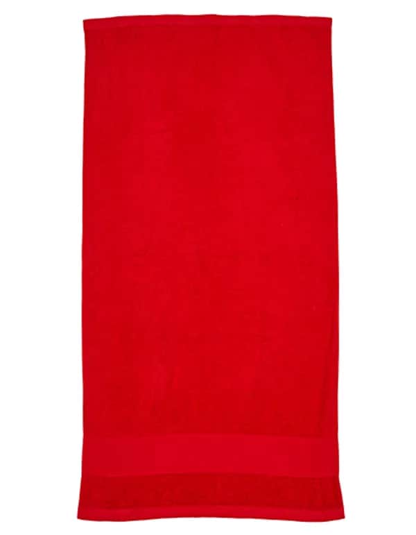 Organic Cozy Hand Towel - Red