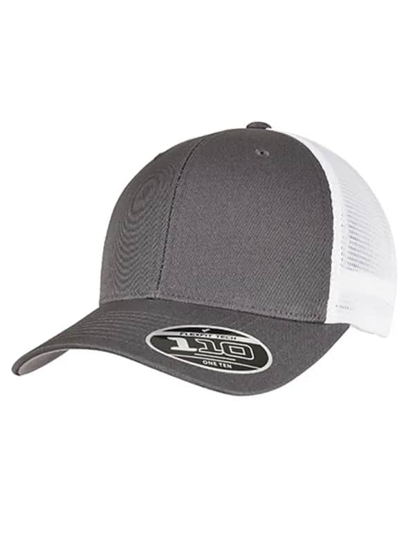 110 Mesh 2-Tone Cap - Charcoal/White