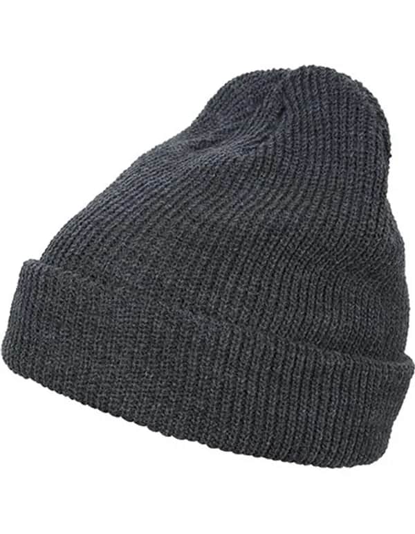 Long Knit Beanie - Dark Grey