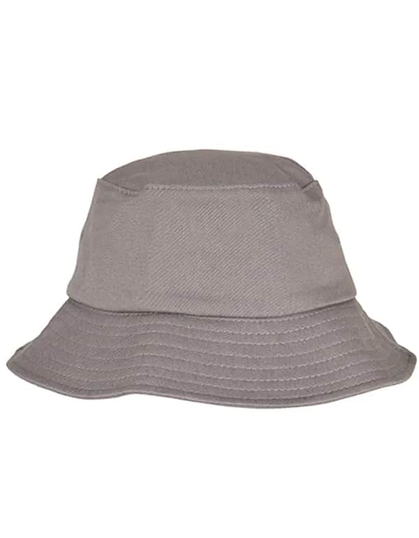 Kids´ Flexfit Cotton Twill Bucket Hat - Grey