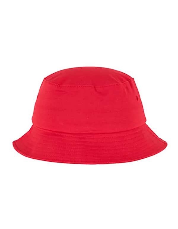 Flexfit Cotton Twill Bucket Hat - Red