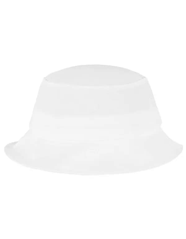 Flexfit Cotton Twill Bucket Hat - White
