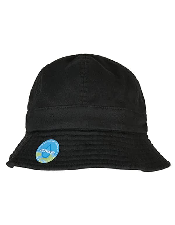 Eco Washing Flexfit Notop Tennis Hat - Black