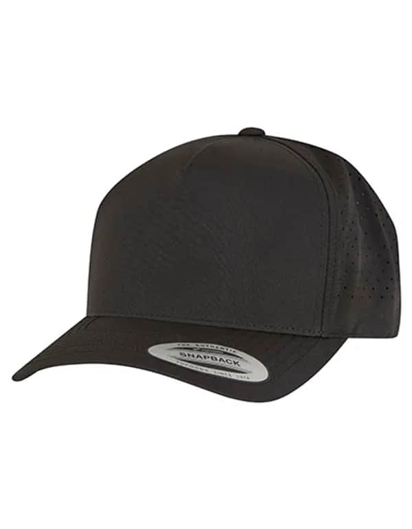 YP Classics 5 Panel Snapback - Black