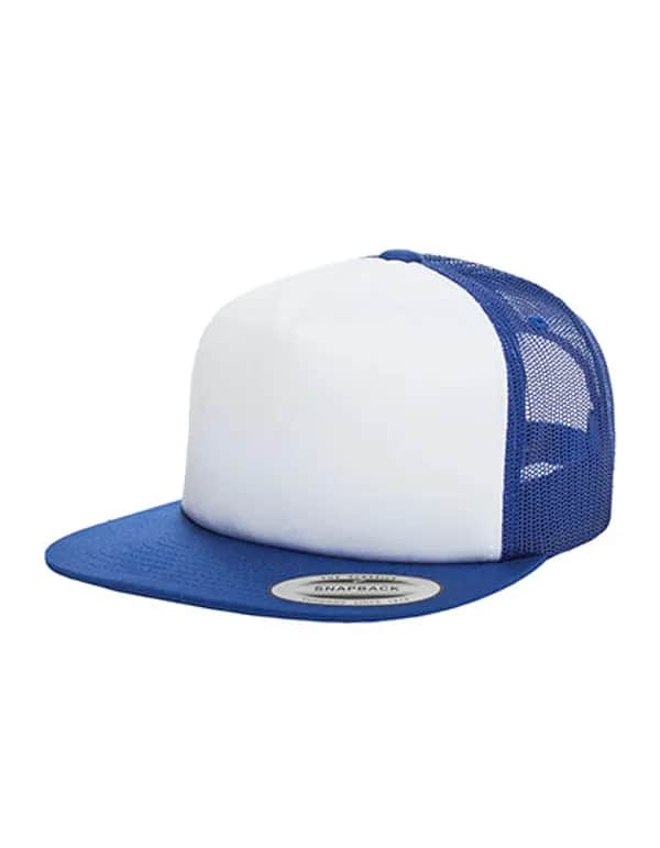 Foam Trucker With White Front - Royal/White/Royal