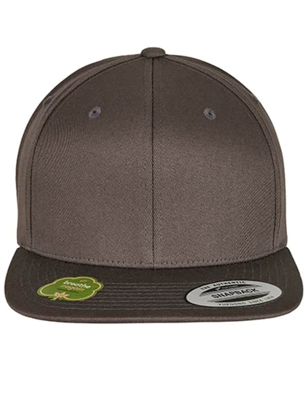 Organic Cotton Snapback - Dark Grey