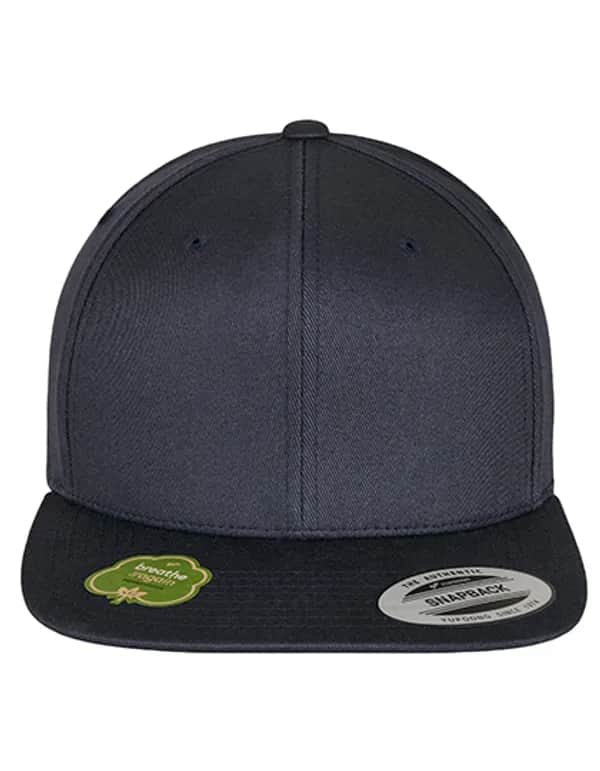Organic Cotton Snapback - Dark Navy