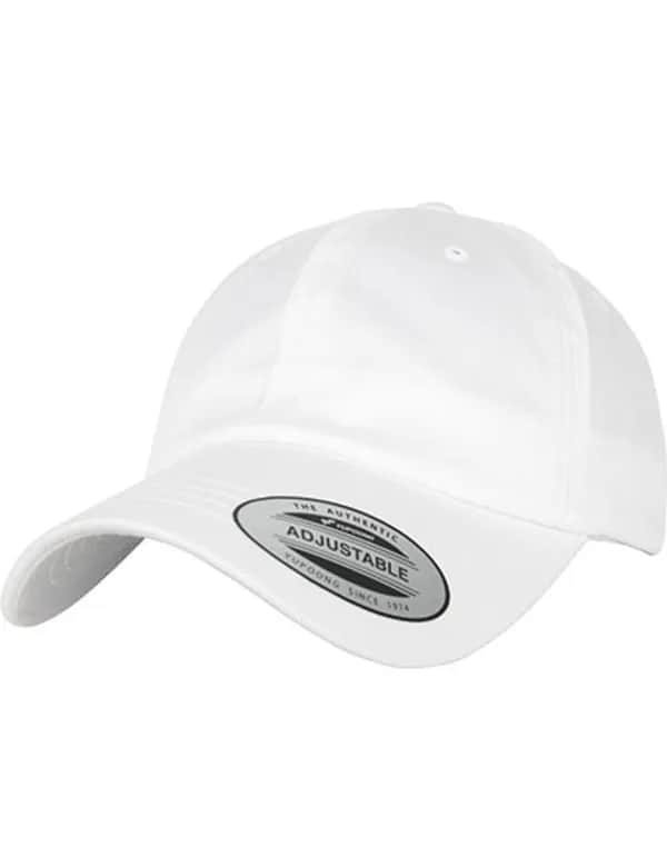 Low Profile Organic Cotton Cap - White