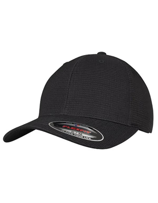 Flexfit Hydro-Grid Stretch Cap - Black