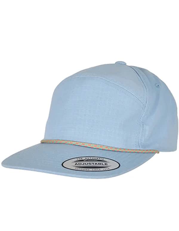 Color Braid Jockey Cap - Light Blue