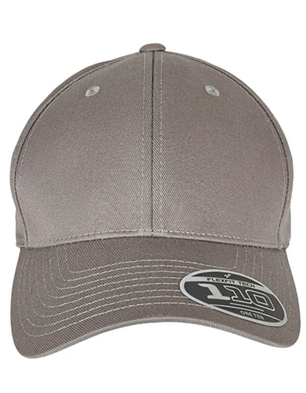 Flexfit 110 Curved Visor Snapback - Grey