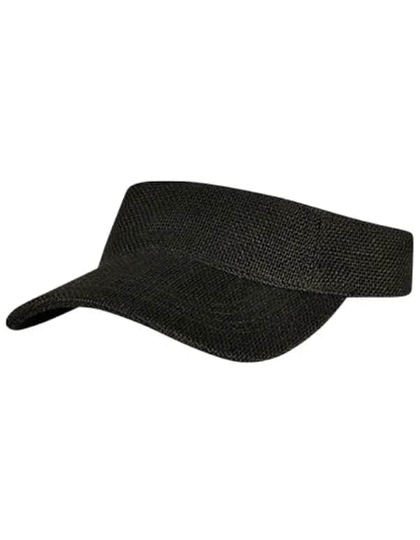 Bast Visor Cap - Black