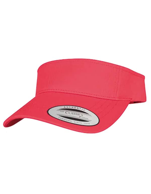 Curved Visor Cap - Red