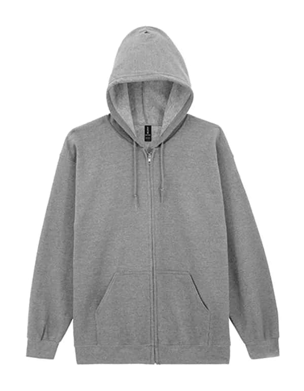 Heavy Blend™ Adult Full Zip Hooded Sweatshirt - Sport Grey (Heather)