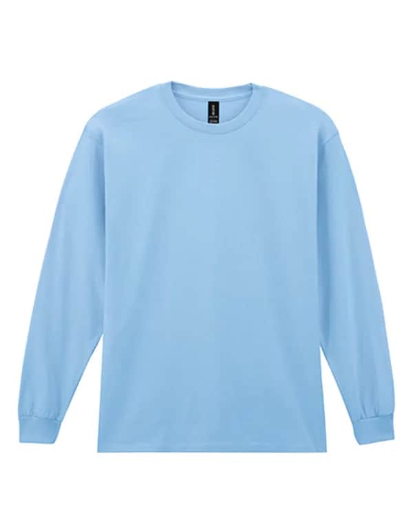 Ultra Cotton™ Long Sleeve T-Shirt - Light Blue