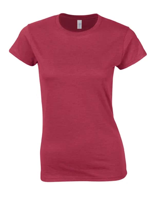 Softstyle® Women´s T- Shirt - Antique Cherry Red (Heather)