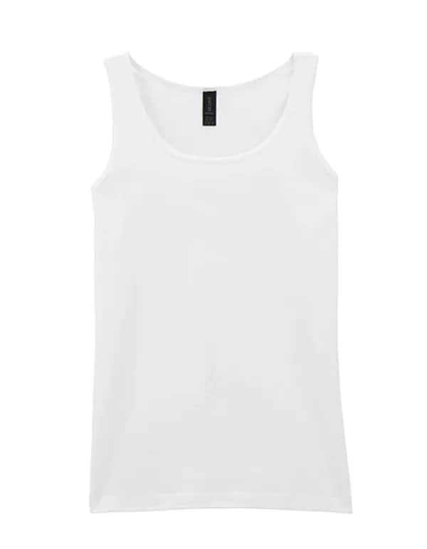 Softstyle® Women´s Tank Top - White