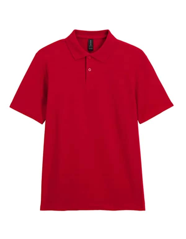 Softstyle® Adult Piqué Polo - Cherry Red
