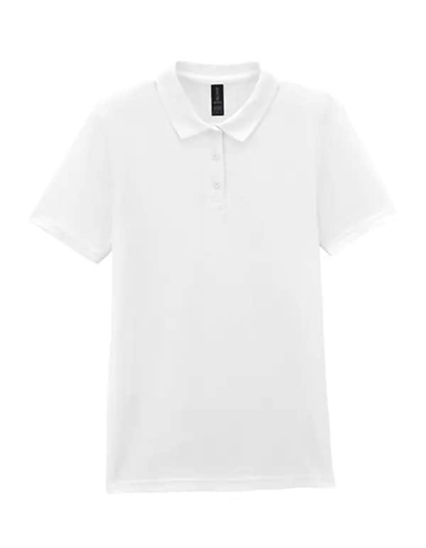 Softstyle® Women´s Piqué Polo - White