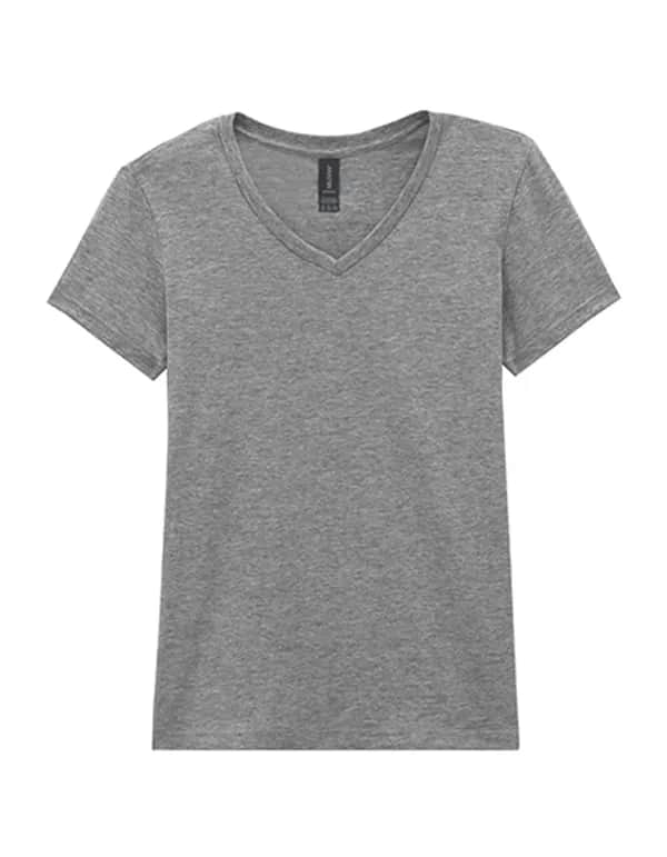 Softstyle® Women´s V-Neck T-Shirt - Sport Grey (Heather)