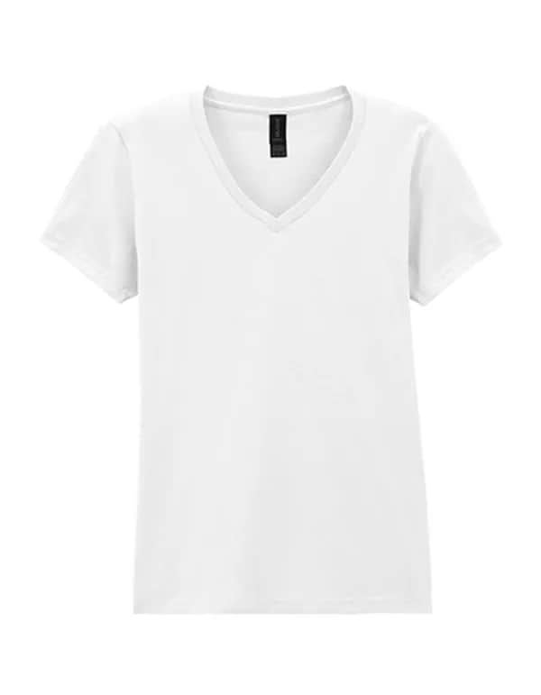 Softstyle® Women´s V-Neck T-Shirt - White