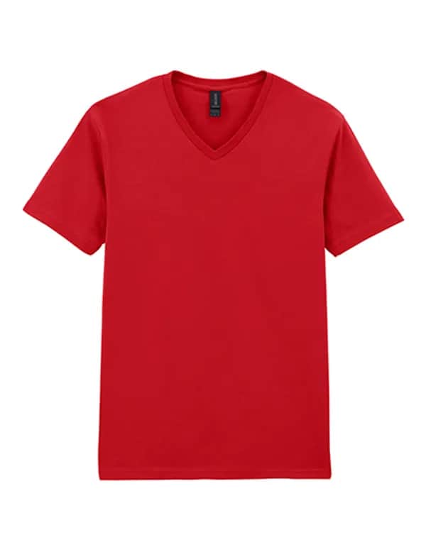 Softstyle® Adult V-Neck T-Shirt - Red