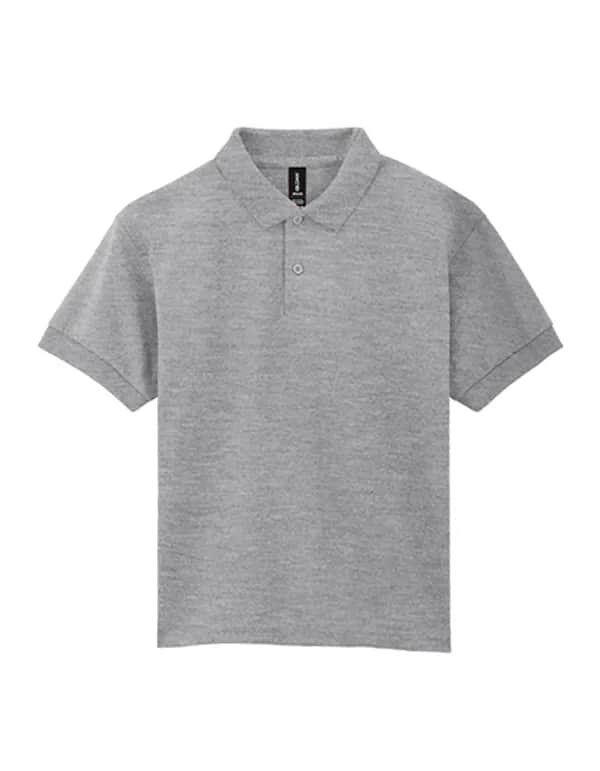 DryBlend® Youth Polo - Sport Grey (Heather)