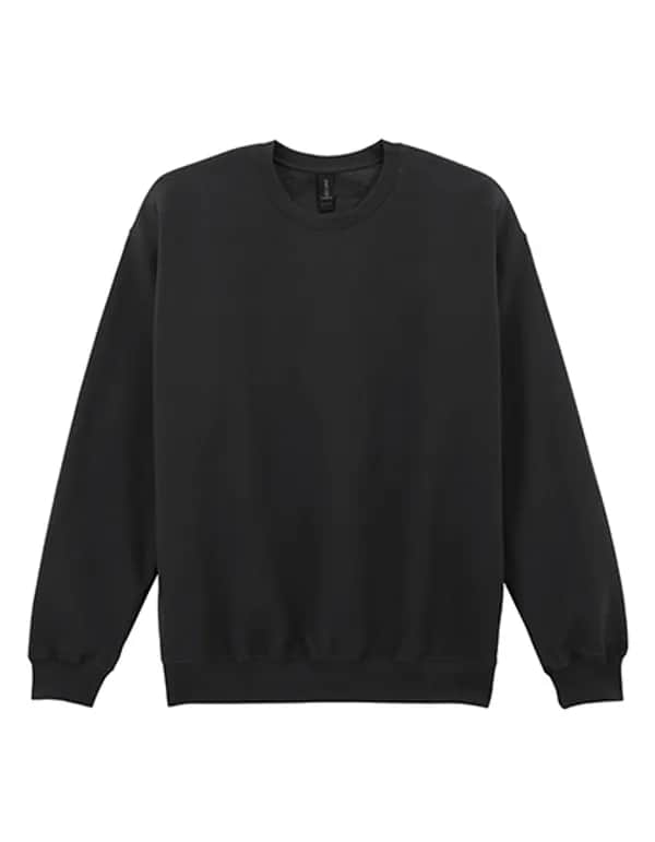 Softstyle® Midweight Fleece Adult Crewneck Sweatshirt - Black