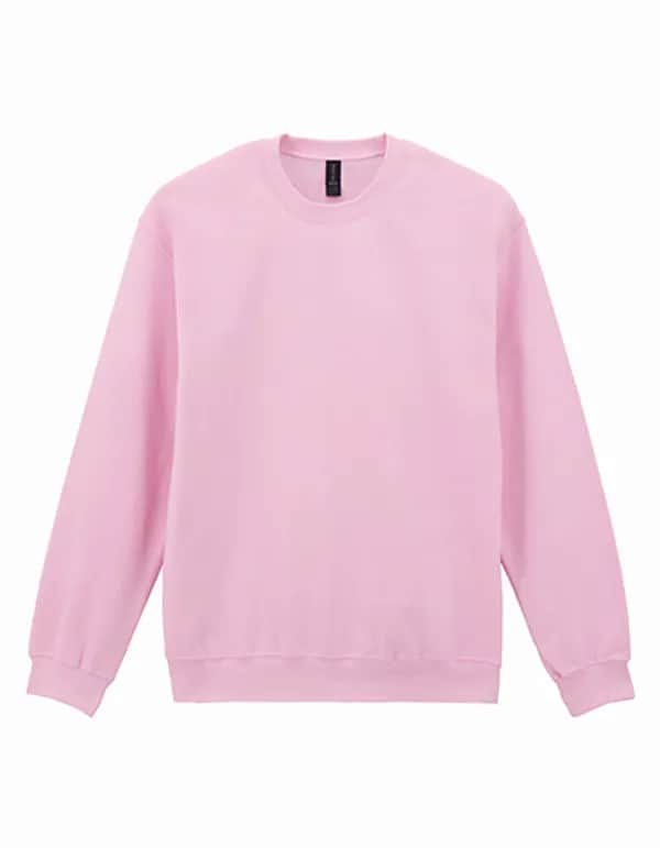 Softstyle® Midweight Fleece Adult Crewneck Sweatshirt - Light Pink