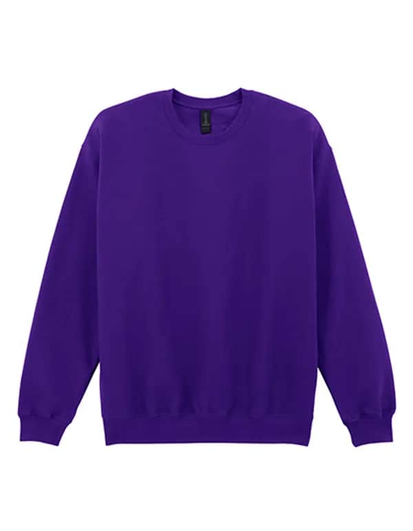 Softstyle® Midweight Fleece Adult Crewneck Sweatshirt - Purple