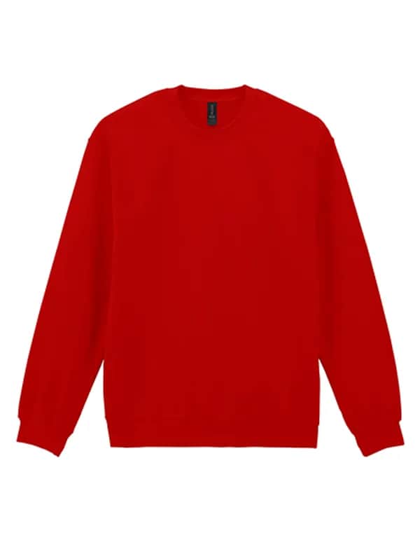 Softstyle® Midweight Fleece Adult Crewneck Sweatshirt - Red