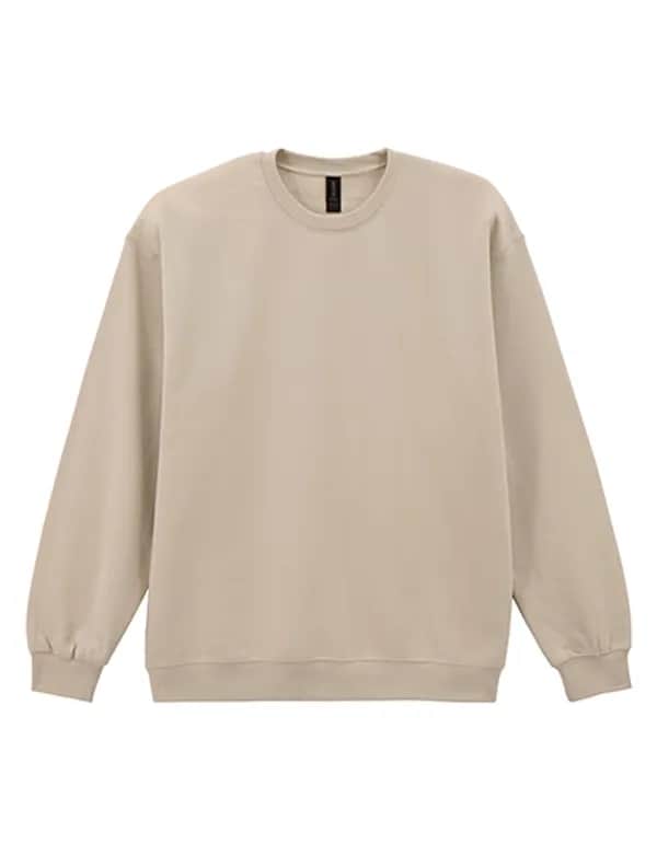 Softstyle® Midweight Fleece Adult Crewneck Sweatshirt - Sand