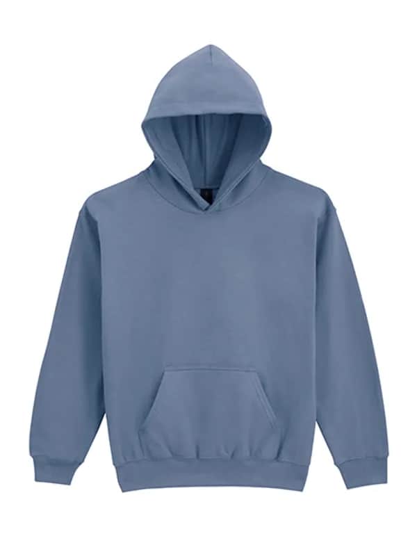 Softstyle® Midweight Fleece Youth Hoodie - Stone Blue