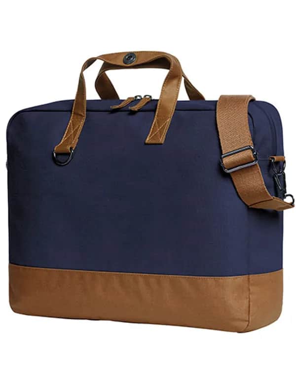 Notebook Bag Life - Navy/Brown