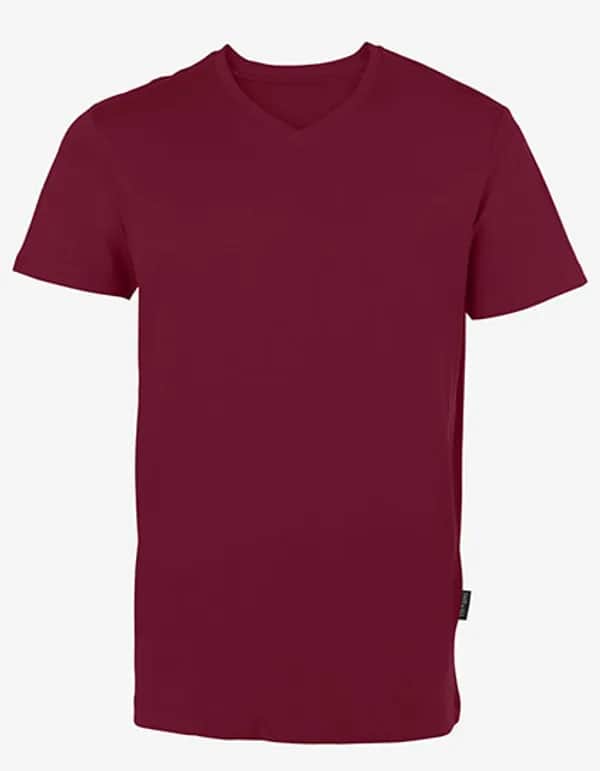 Men´s Luxury V-Neck Tees - Bordeaux