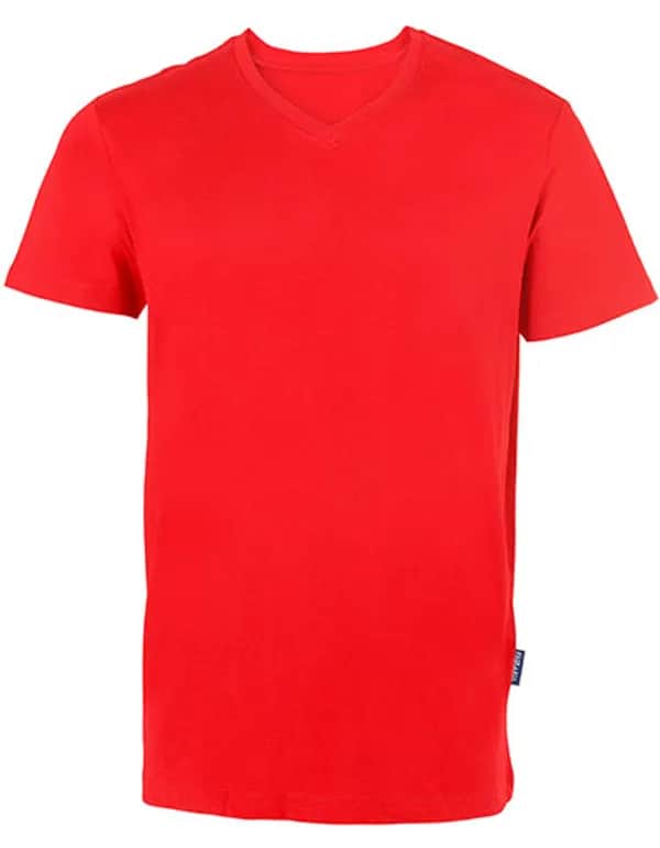 Men´s Luxury V-Neck Tees - Red