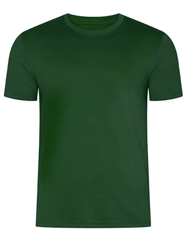 Men´s Organic Heavy Luxury Roundneck Tees - Bottle Green