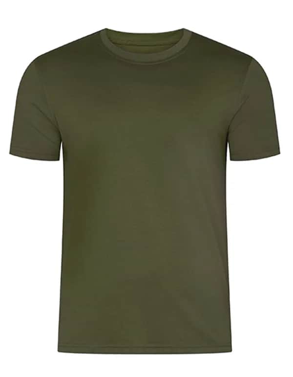Men´s Organic Heavy Luxury Roundneck Tees - Olive