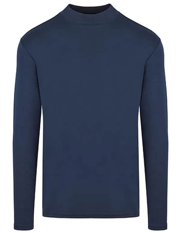 Men´s Premium Highneck Longsleeve Tees - Navy
