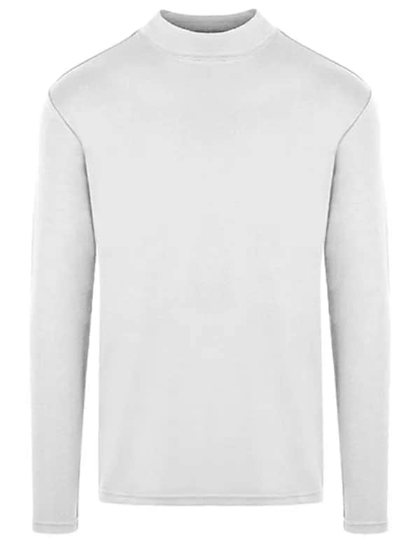 Men´s Premium Highneck Longsleeve Tees - White