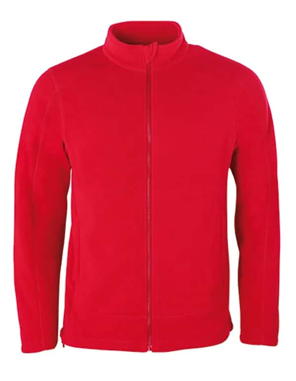 Men´s Full- Zip Fleece Jacket - Red
