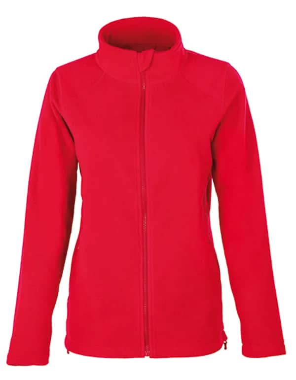 Women´s Full- Zip Fleece Jacket - Red