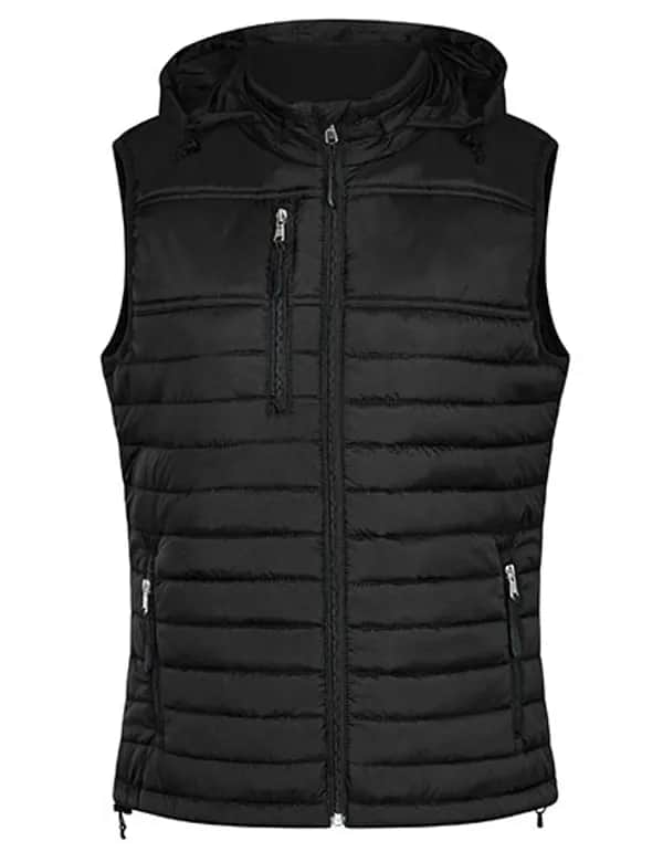 Women´s Hooded Performance Body Warmer - Black