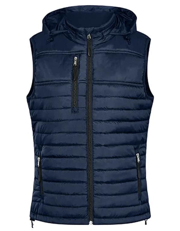 Women´s Hooded Performance Body Warmer - Navy