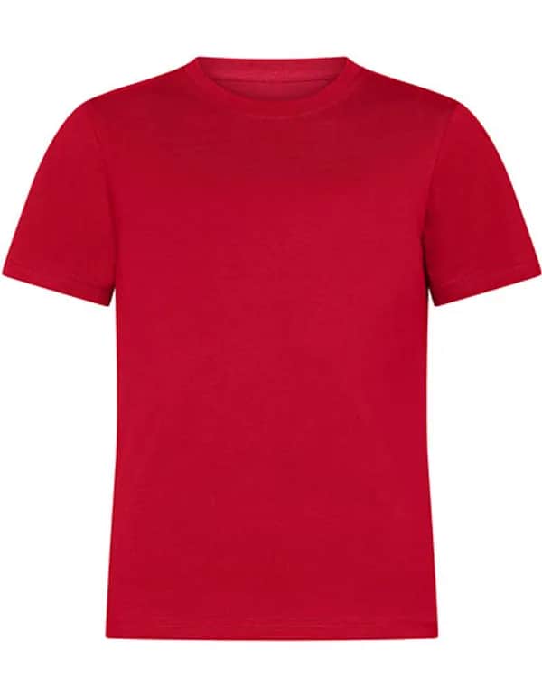 Kids´ Organic Luxury Roundneck Tees - Red