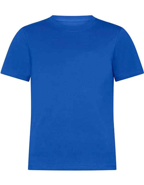 Kids´ Organic Luxury Roundneck Tees - Royal Blue